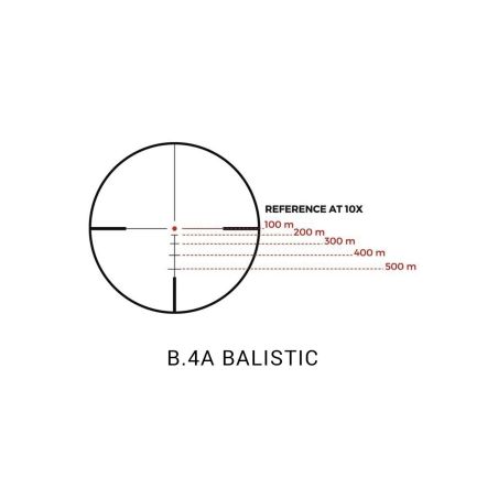 Visor i6X 2,5-15x50 retícula B.4A Balistic Shilba