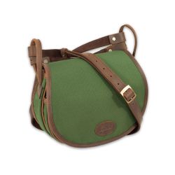 Morral con portacazas silenciosos - Tejido PVC grueso verde