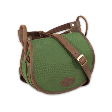 Morral con portacazas silenciosos - Tejido PVC grueso verde