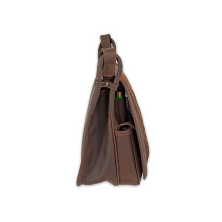 Morral con pelo para caza - grande, 8x cartuchos