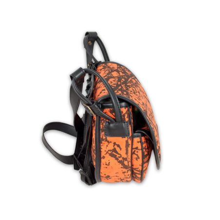 Morral con portacazas silenciosos - camuflaje naranja